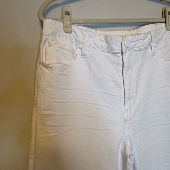 NWT sienna Kut from the Kloth High Rise Sienna Wide Leg White Denim Womens 14 - Picture 3 of 7
